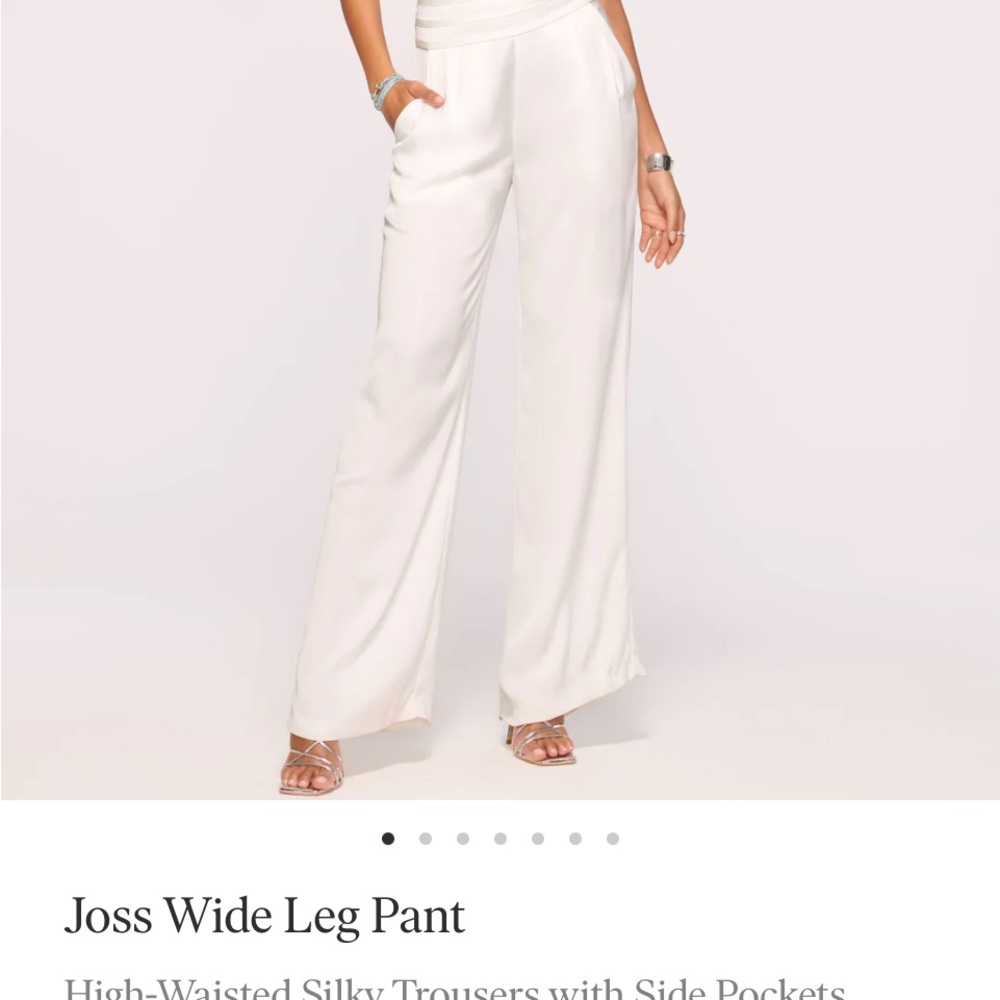 Ramy Brook Cream Wide Leg Pants Size 0